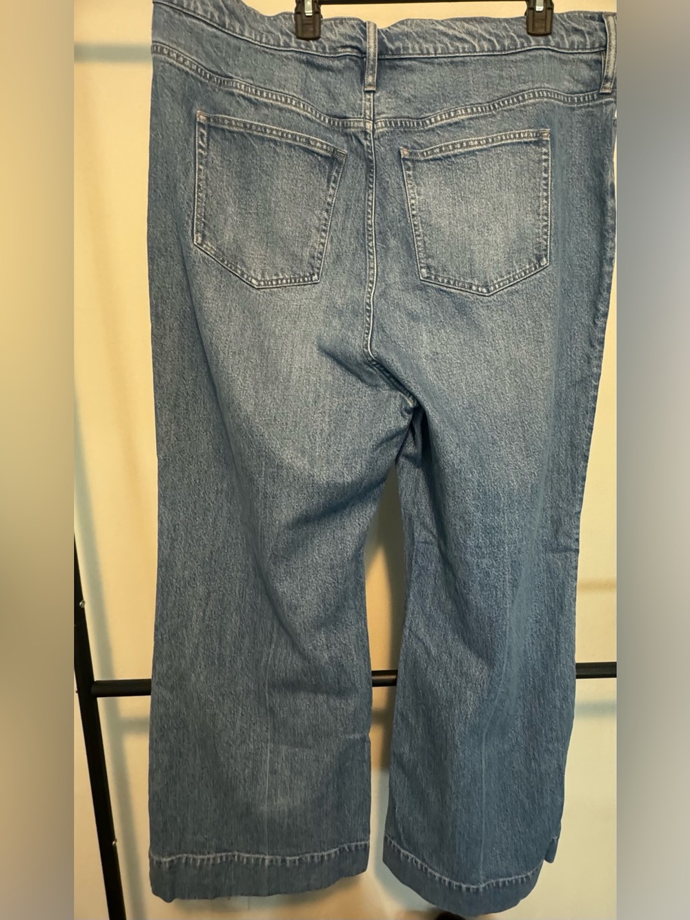 JCrew Classic High-Waist Wide-Leg Women's Jeans - Light Blue - Picture 3 of 10